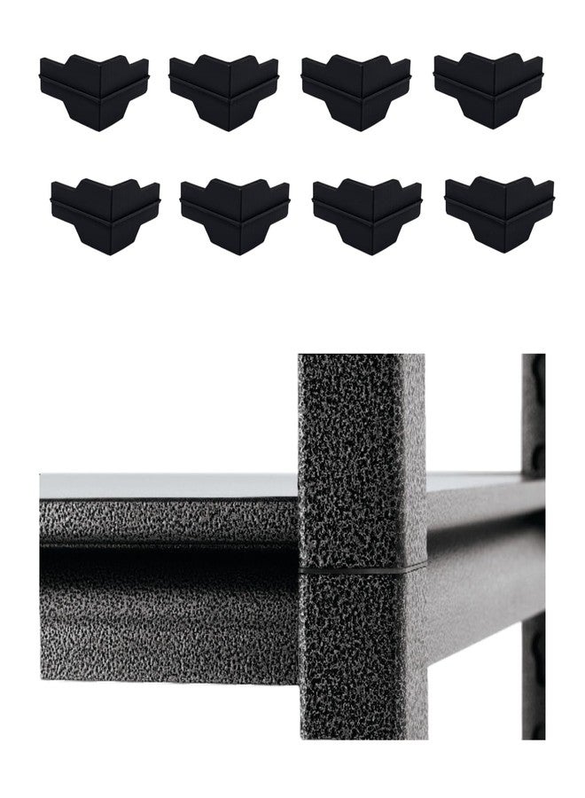 EMALPE Whalen Post Insert Corner Connector for Shelving Costco (8 Units), Black - Image 1